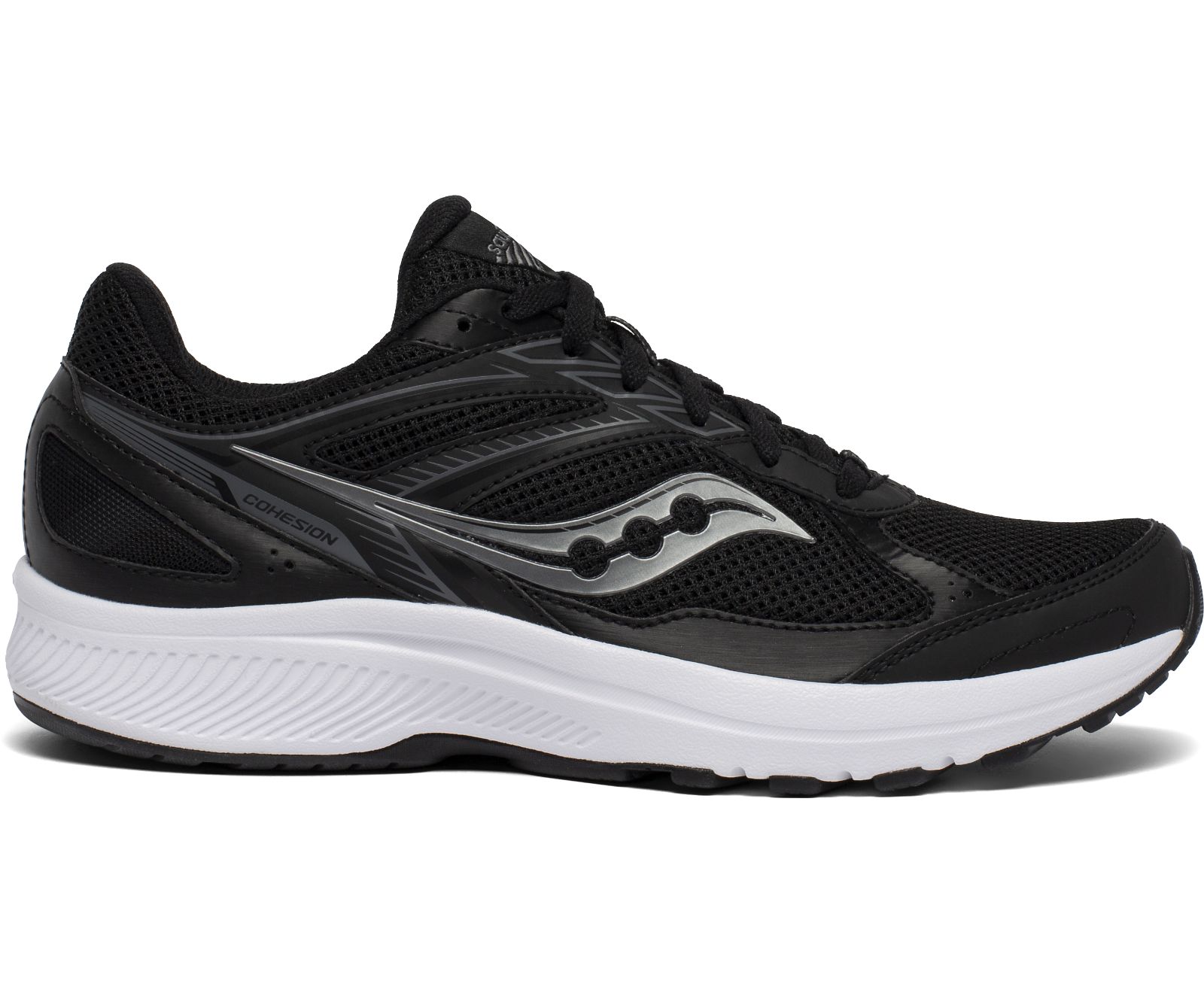 Tenis Para Correr Saucony Cohesion 14 Hombre Negros Blancos | México 451OKIR